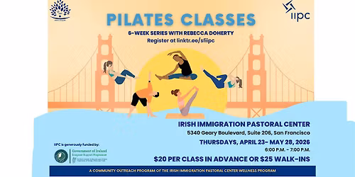 Pilates-6 week block. April 23- May 28, 2026
