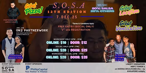 Salsa on Sunday Afternoon (SOSA) - 12th Edition