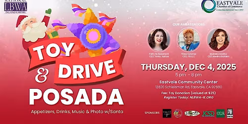 NLBWA-IE \/ Eastvale Chamber Toy Drive & Posada