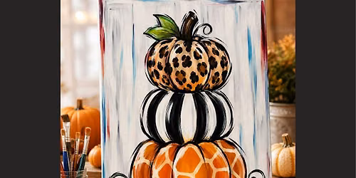 Paint the GOURDgeous Safari Pumpkin Canvas in Chilliwack
