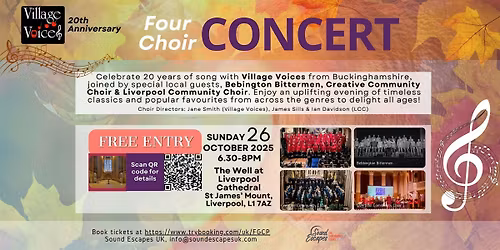 Four Choir Concert - 20th Anniversary Celebration