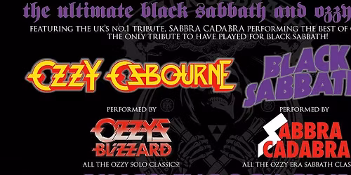 OZZY and BLACK SABBATH tribute - 25th April