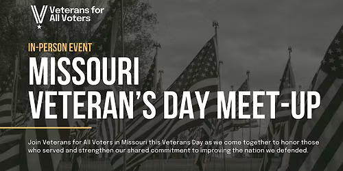 Missouri Veteran\u2019s Day Meet-up