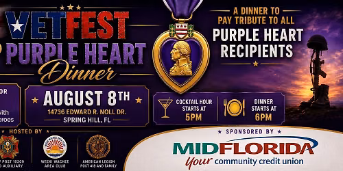 VIP PURPLE HEART DINNER 