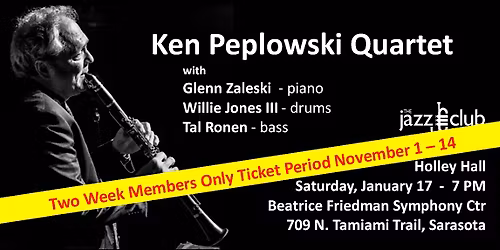 Ken Peplowski Quartet \/ Members Only
