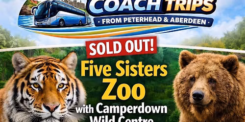 NEW! Fife Sisters Zoo with Camperdown Wildlife Centre