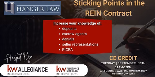 Sticking Points in the REIN Contract
