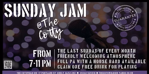Sunday Jam - The Cotswold
