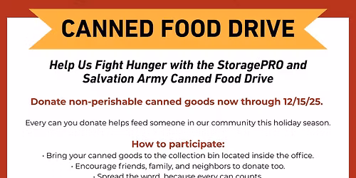 Canned Food Drive