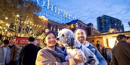 Glowing Hanukkah Pop-Up at Ghirardelli Square