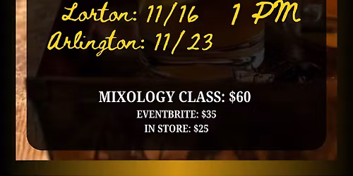 Thanksgiving Mixology Class @ Taco Rock Lorton!