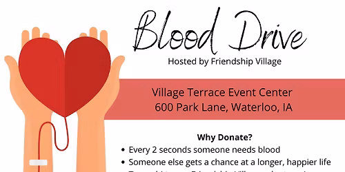 Blood Drive at Friendship Village