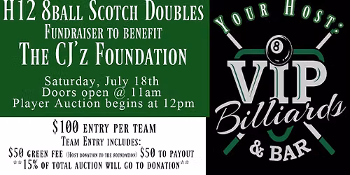 CJ'z Foundation H12 Scotch Doubles 8b
