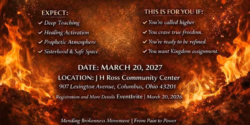 The Mending Brokenness Fire Experience Workshop