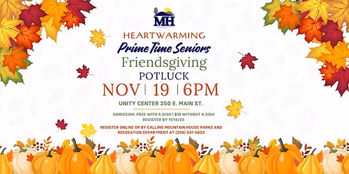Heartwarming Prime Time Seniors Friendsgiving Potluck