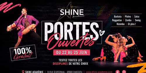 PORTES OUVERTES SHINE ACAD\u00c9MIE - JUIN 2026