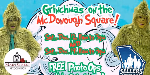 Grinchmas on the McDonough Square