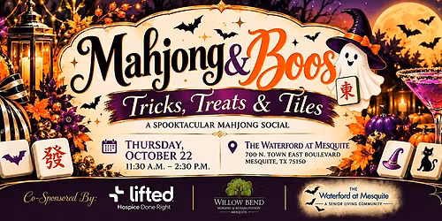 Mahjong & Boos: A Spooktacular Mahjong Social