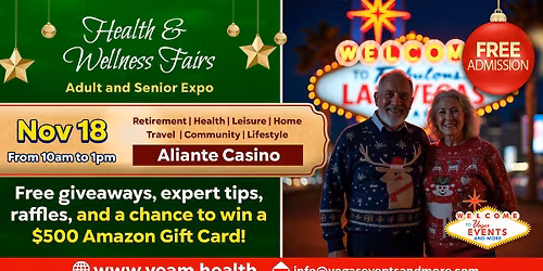 VEaM's Health & Wellness Fairs: Adult & Sr Expo