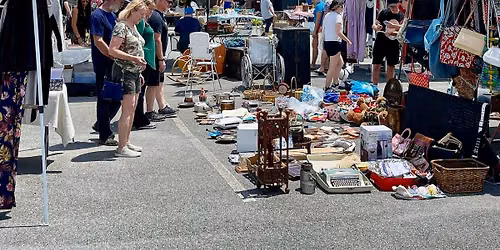 An urban flea market on 33rd Street