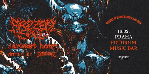 FROZEN SOUL, DARKEST HOUR, DENIAL OF LIFE, DETHRONED - Praha