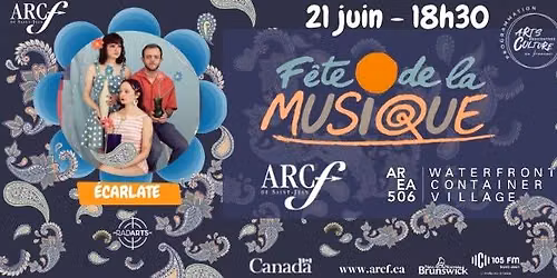 F\u00eate de la musique avec ''\u00c9carlate & Musique Atlantique'' 