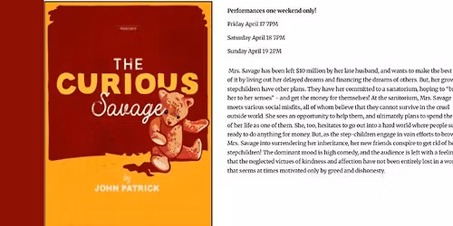 The Curious Savage - Kasson-Mantorville High School Performance