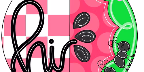 Summer door hanger and welcome topper class