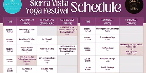 First Inaugural Sierra Vista Yoga Festival