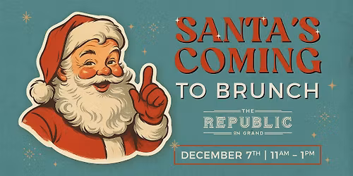 Santa's Coming to Brunch!