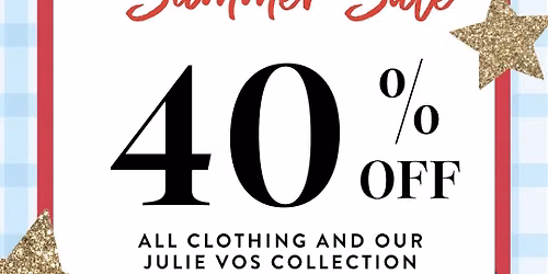 Red, White and Blue Summer Sale