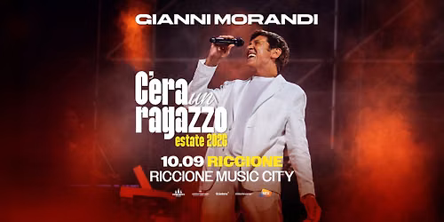Gianni Morandi \u2022 Riccione (RN) @ Riccione Music City 10\/09\/2026