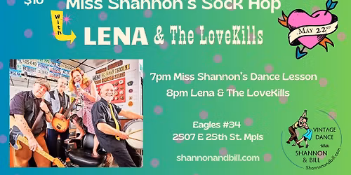 Lena & The LoveKills at Miss Shannon's Sock Hop 5\/22