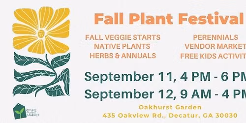 Fall Plant Festival 2026