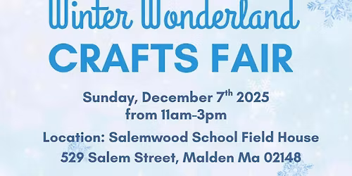 Save the Date- Winter Wonderland Crafts Fair