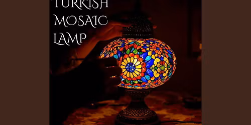 Turkish Mosaic Lamp with Color Cocktail Factory BYOB