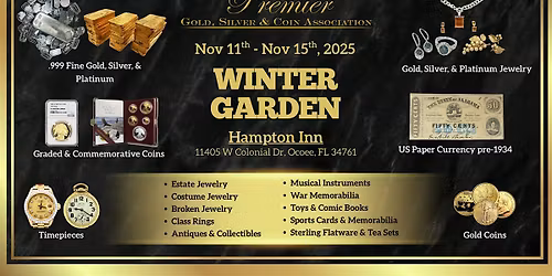 Winter Garden, FL FREE 5- Day Event