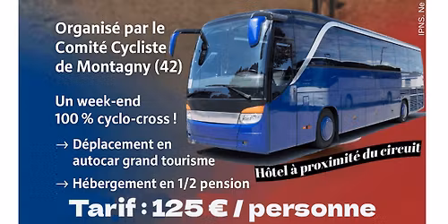 D\u00e9placement aux championnats de France de cyclo-cross \u00e0 Troyes