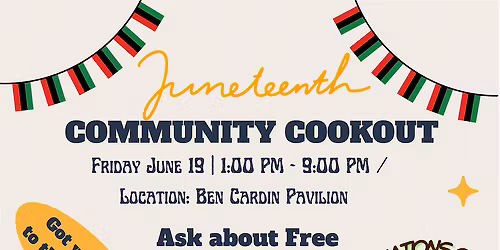 Juneteenth Community Cookout