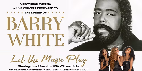 The Legend Of Barry White LIVE at The 1865!