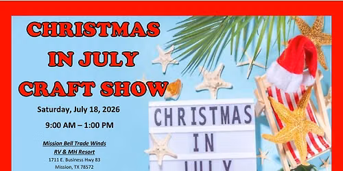 Christmas In July Craft Show