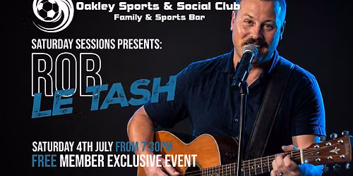 Saturday Sessions - Rob Le Tash