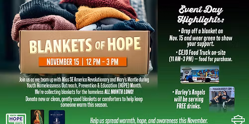 Blankets for HOPE!