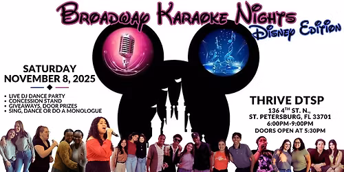 Broadway Karaoke Nights - Disney Edition