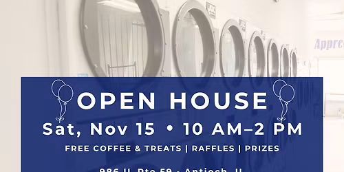 \ud83c\udf88 Lakes Laundry Open House