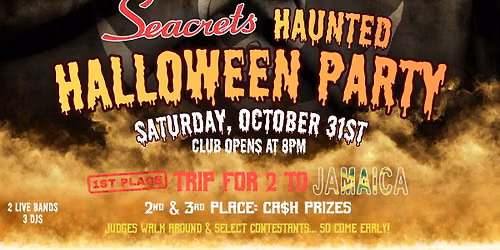 Seacrets Halloween Party & Costume Contest