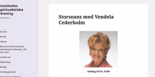 Seans med Vendela Cederholm