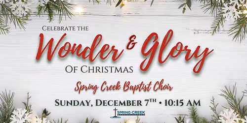 Wonder & Glory Christmas Program