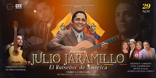 HOMENAJE A JULIO JARAMILLO EN LIMON VAUGHAN