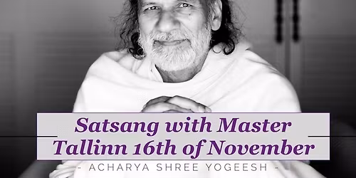 Satsang vaimse \u00f5petaja Acharya Shree Yogeeshiga
